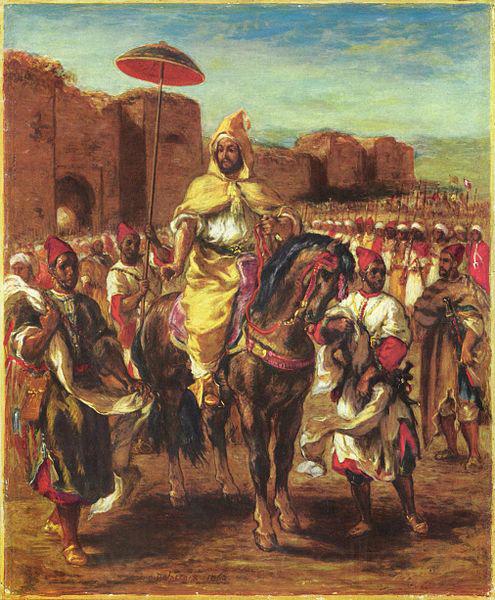 Eugene Delacroix Portrat des Sultans von Marokko